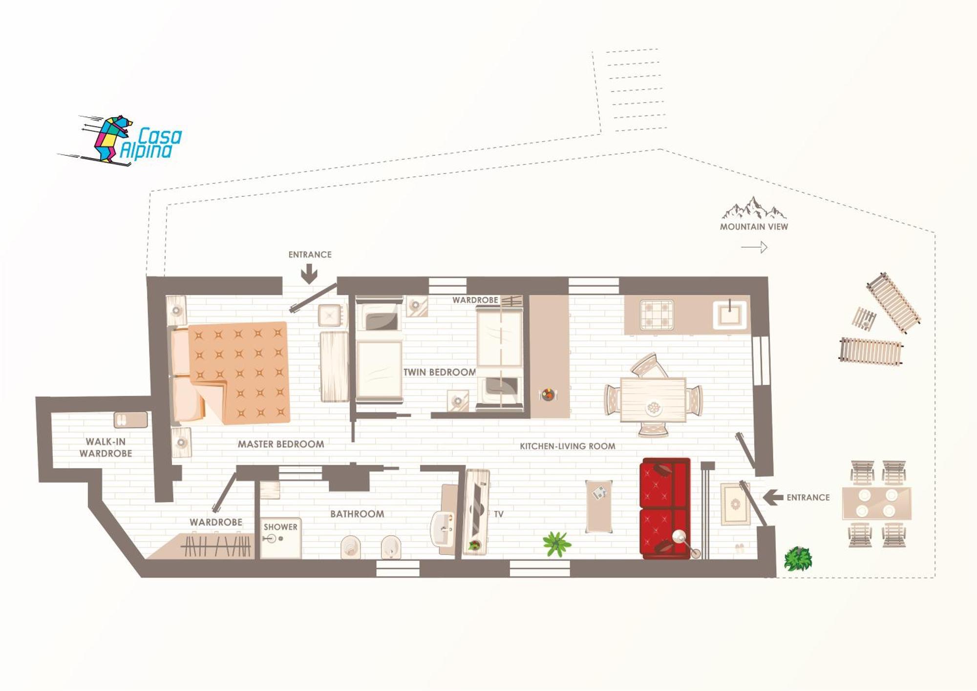 Casa Alpina - Sarre Apartamento Aosta Exterior foto
